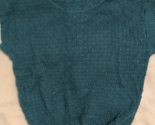 Vintage Women’s Sweater Green Sleeveless Large Made In USA - £10.09 GBP
