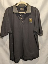 Foursome St. Andrews Golf Course Scotland Polo Golf Shirt LG Black Embroidered - £14.98 GBP