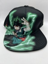 My Hero Academia Mens Snapback Cap Hat Anime Manga Izuku Midoriya Biowor... - £11.54 GBP