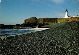 Yaquina Head Lighthouse Oregon Newport rocky beach Pacific Ocean - £4.21 GBP