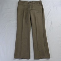 Vtg Levi&#39;s 36 x 34 Brown Polyester Vtg 517 Bootcut 5 Pocket Mens Pants - £19.65 GBP
