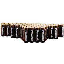 Panasonic Alkaline Size &quot;AA&quot; Plus Power 1 box = 48 batteries Blister Box - $1,146.90 MXN