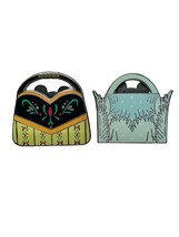 Disney Parks Mystery Pack Anna &amp; Elsa-Frozen Purse Handbag Pins (Set Of 2) NEW - £14.07 GBP