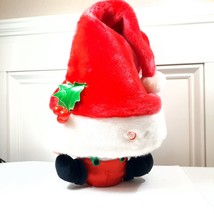 Gemmy Santa Under Hat Christmas Plush Animated music sing Holly Jolly Pe... - $43.00