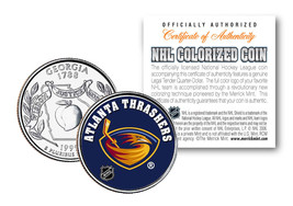 ATLANTA THRASHERS NHL Hockey Georgia Statehood Quarter US Colorize Coin ... - $12.95