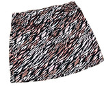 Tahari Skort Size Large Tennis Skirt Golf Black Pink Zebra Watercolor NWT - £18.86 GBP