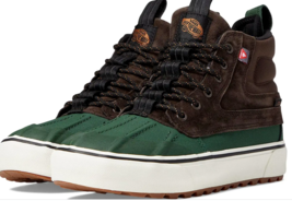Mens Vans Sk8-HI Del Pato   All Weather Shoes, Brown &amp; Green, M size 8.5 /W 10.0 - £54.91 GBP