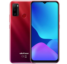 ULEFONE NOTE 10P 3gb 128gb Quad Core 6.52&quot; Face Id Android 11 Smartphone Red - £173.05 GBP