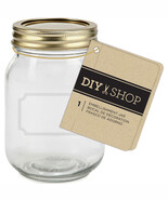 Diy Shop 4 Collection Mini Mason Jar Gold Plated Glass - €23,09 EUR