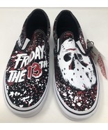 NWT Vans x Friday The 13th Classic Slip On Sneakers Jason Voorhees Sz M ... - £63.45 GBP