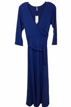 Mother Bee Women&#39;s Maternity 3/4 Sleeve Maxi Dress (Size Large) - £24.67 GBP