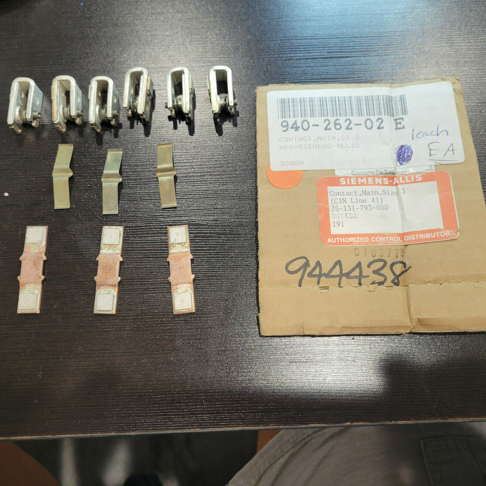 Siemens 25-131-793-030 MAIN CONTACT SIZE 3 KIT G103778 944438 RARE NEW $129 - $125.72