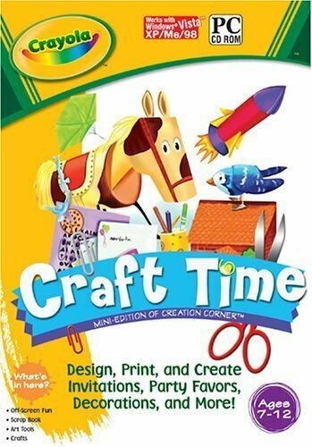 Crayola Craft Time PC CD Rom - $9.85