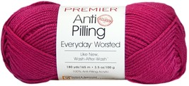 Premier Yarns Anti-Pilling Everyday Worsted Solid Yarn-Berry - £11.10 GBP
