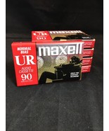 Maxell Blank Audio Cassette Tapes Normal Bias UR 90 Minute 5 Pack Sealed... - $27.06 CAD