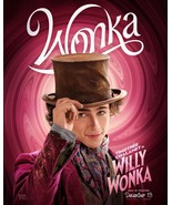 2023 Wonka Movie Poster 11X17 Oompa Loompa Willy Wonka Timothée Chalamet  - £9.19 GBP