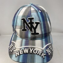 New York Face And Brim Embroidered Logo Multi-Color Adjustable Hat Cap - $9.88