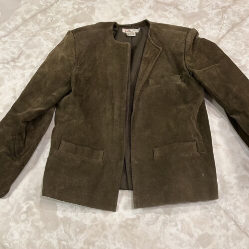 Talbots Women&#39;s Size 6 Blazer  Brown Long Sleeve Cotton - $23.92