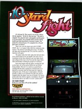 10 Yard Fight Arcade Game Flyer Original Video Art Retro 1984 Video Foot... - £11.63 GBP