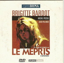 LE MEPRIS Brigitte Bardot Michel Piccoli Jack Palance R2 DVD only French - £8.53 GBP