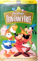 Disney&#39;s Fun and Fancy Free [VHS 1997] Disney Masterpiece Collection VHS 9875 - £1.80 GBP
