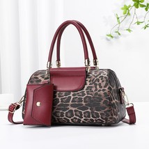 Women&#39;s Bag  Pillow Bag Fashion Color Contrast Leopard Print Shoulder Crossbody  - £35.09 GBP