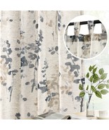 H.Versailtex Linen Sheer Curtains For Living Room Sheer Panels 84, 2 Panels - £38.39 GBP