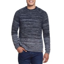 Weatherproof Vintage Men&#39;s Ombre Roll Crew Sweater Black Marl-2XL - £25.14 GBP