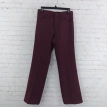 Wrangler Wrancher Dress Jeans Pants Mens 29x30 Red Bootcut Stretch Polye... - $24.99