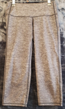 Athleta Leggings Women Size 2XS Gray Knit Nylon Elastic Waist Flat Front Logo - £8.07 GBP