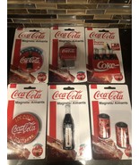 Lot Of 6 Vtg 1995 Coca-Cola Company magnets  No. 10100 428 51480 51481 5... - £26.72 GBP