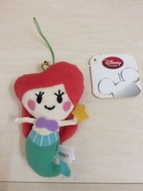 Disneystore Little Mermaid Ariel Princess Plush Doll keychain. Pretty And Rare.E - £19.65 GBP