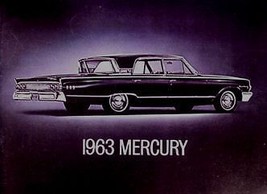 1963 Mercury Dlx Color Brochure Monterey Custom S-55 - $14.11