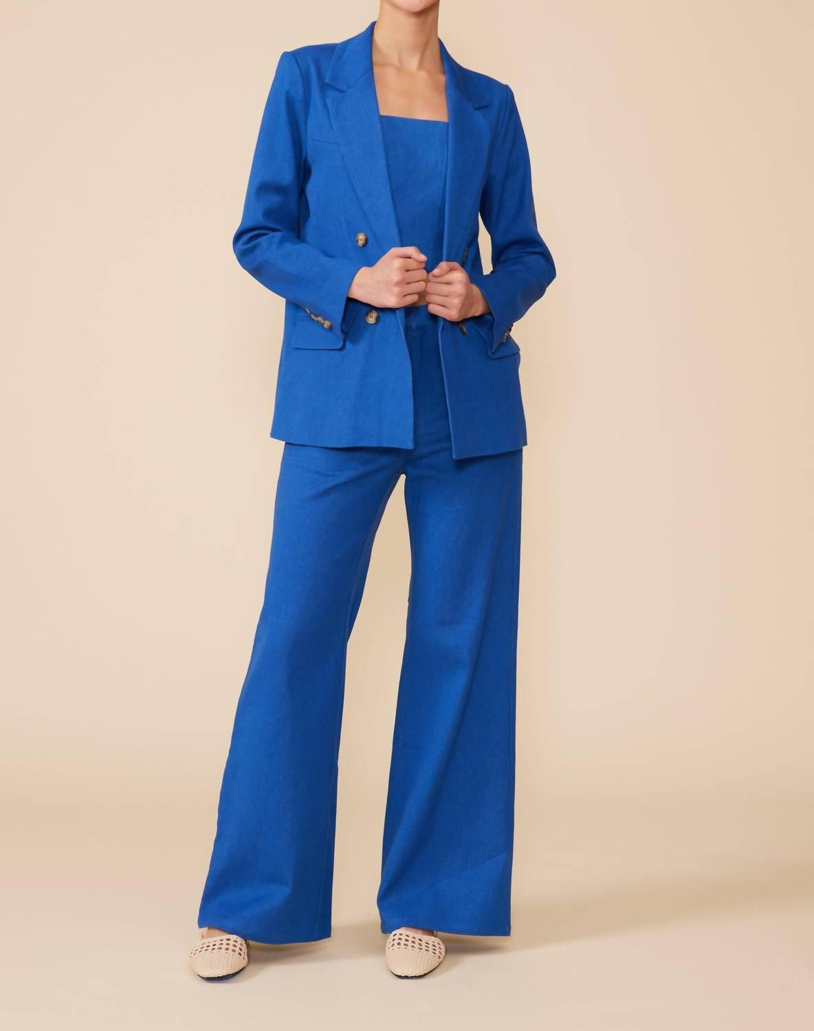 Lucy Paris Fernanda Blazer Blue - $71.00