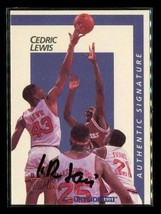 Vintage 1991 Courtside Autograph Basketball Card Cedric Lewis Terrapins 33 Of 45 - £11.63 GBP