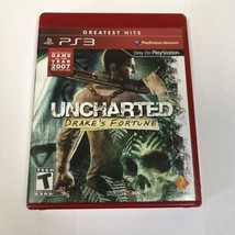 Uncharted: Drake&#39;s Fortune Sony PS3 PlayStation 3, 2007 Greatest Hits CIB - £6.44 GBP