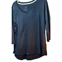 Isaac Mizrahi Long-Sleeve Top L - £21.90 GBP