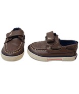 Nautica Toddler Boys Boat Shoes Size 5 Brown Little River 2 Loafers  - £7.41 GBP