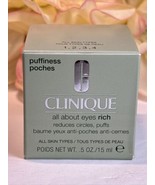 Clinique All About Eyes Rich All Skin Types FS .5oz / 15ml New In Box Fr... - £17.16 GBP