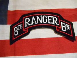 8TH Ranger Bn Scroll Tab Patch C/E - £5.98 GBP