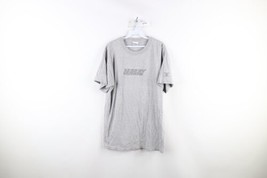 Vintage 90s Hurley Mens Large Faded Spell Out Surfing Short Sleeve T-Shirt Gray - $54.40