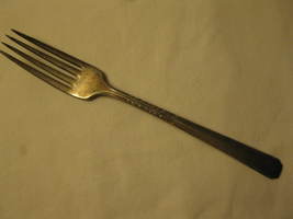 W.M.A Rogers 1950 Brookwood Banbury Pattern 7.5" Silver Plated Table Fork #1  - $7.00