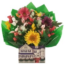 Home Sweet Home gift box with Hard Candy Bouquet - Great as a New Home, Mothers  - £35.96 GBP