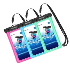 Floating Waterproof Phone Pouch [3 Pack], Floatable Dry - £54.48 GBP