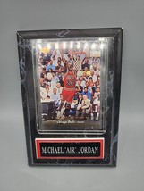Michael “Air” Jordan Basketball Card In Plaque Upper Deck 1995 #23 Tradi... - £7.81 GBP