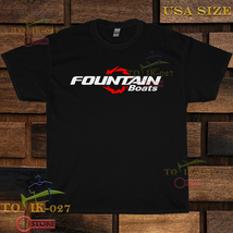 FOUNTAIN BOATS LOGO EDITION BLACK T-SHIRT SIZE S TO 5XL FREE SHIPPING - £17.29 GBP+