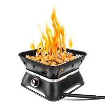 Firecube 805 Portable 14-Inch Square Propane Gas Fire Pit For Camping Wi... - $235.99