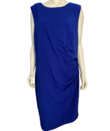 NWT Adrianna Papell Ultra Marine Blue Sleeveless Side Ruched Lined Dress... - $59.86 CAD NWT Adrianna Papell Ultra Marine Blue Sleeveless Side Ruched Lined Dress... - $59.86 CAD