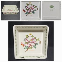 Portmeirion Botanic Garden 9&quot; Square Baker Magnolia Altissima Asiatic Ma... - $71.34