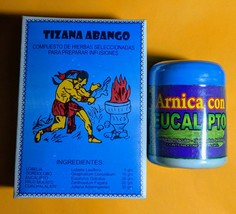 Tea Tizana ABANGO Limpia vias Respiratorias † Pomada Arnica C/Eucalito †... - $17.99